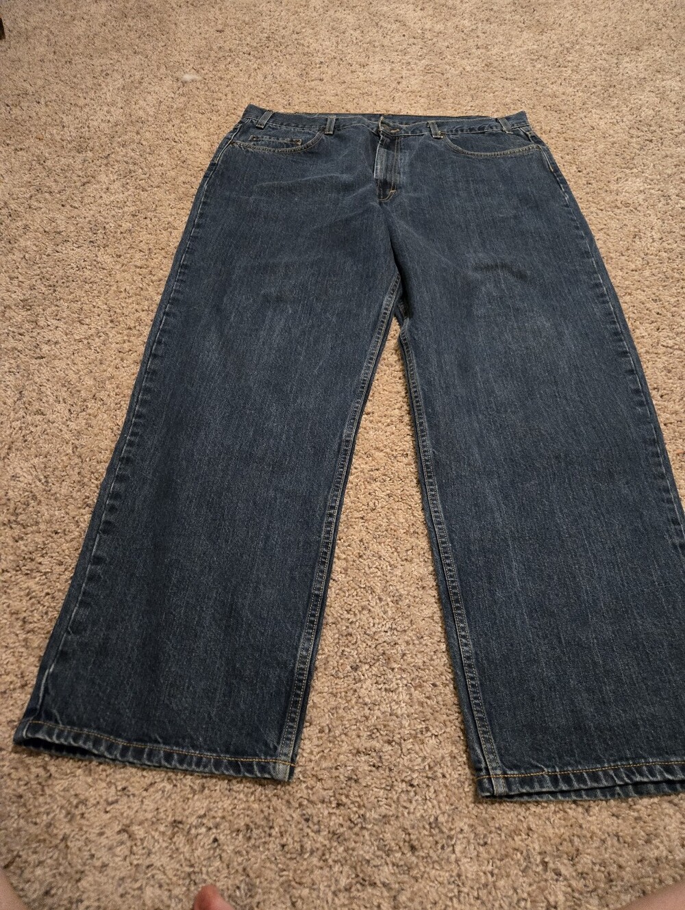 Kirkland Classic Men's Straight-Leg Jeans in Dark Blue
